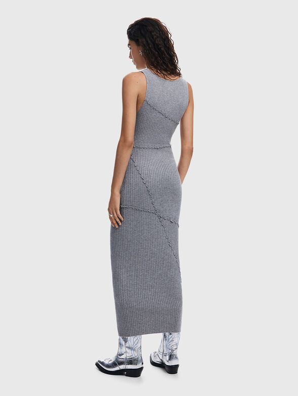 Ribbed long dress - 2