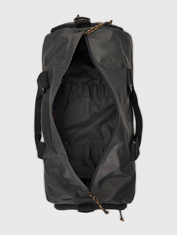 Grey sports bag with logo detail - 4