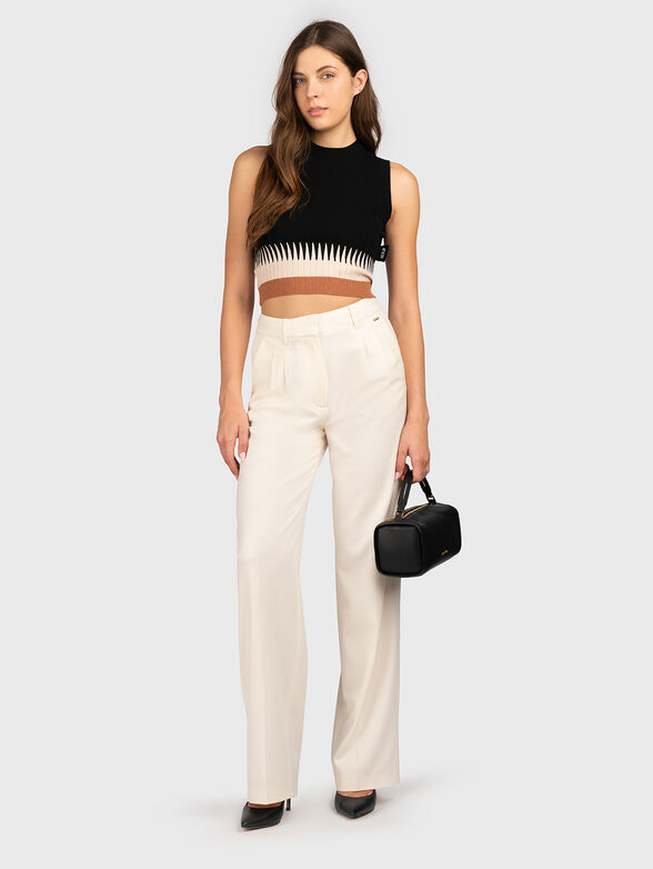 DORIS straight trousers in black  - 4