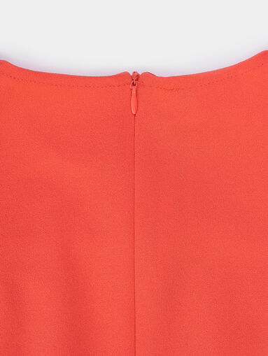 Coral jumpsuit with logo accent - 5