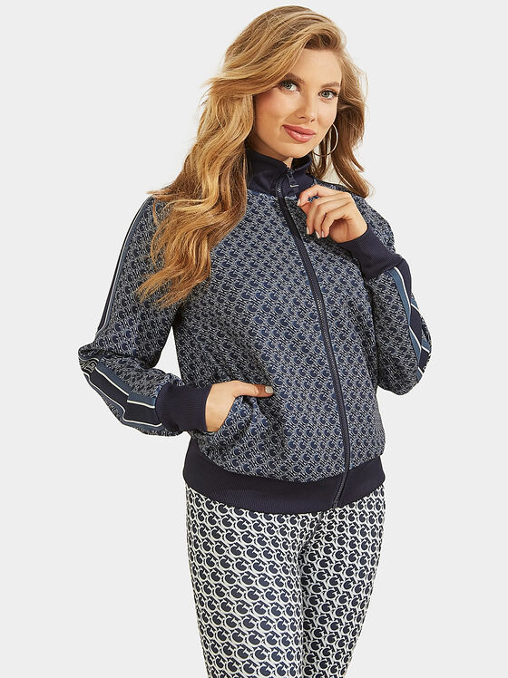 BARBARA sweatshirt with monogram logo print - 1