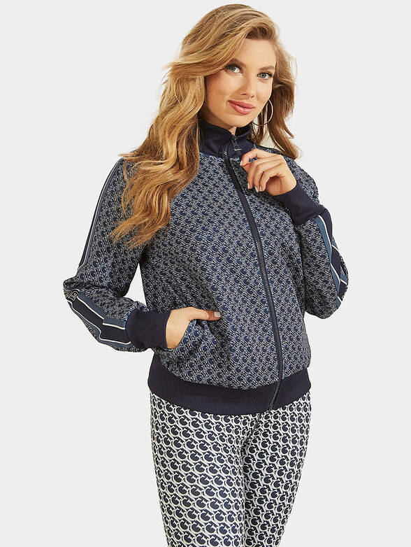 BARBARA sweatshirt with monogram logo print - 1