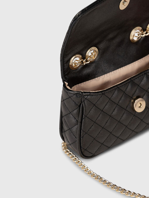 Quilted effect crossbody bag  - 6