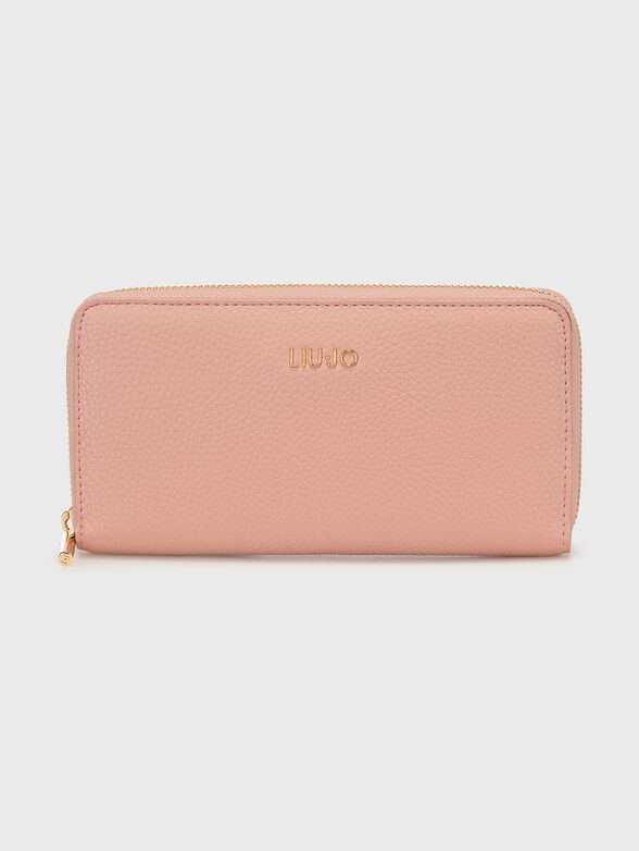 Black wallet with grainy texture - 1