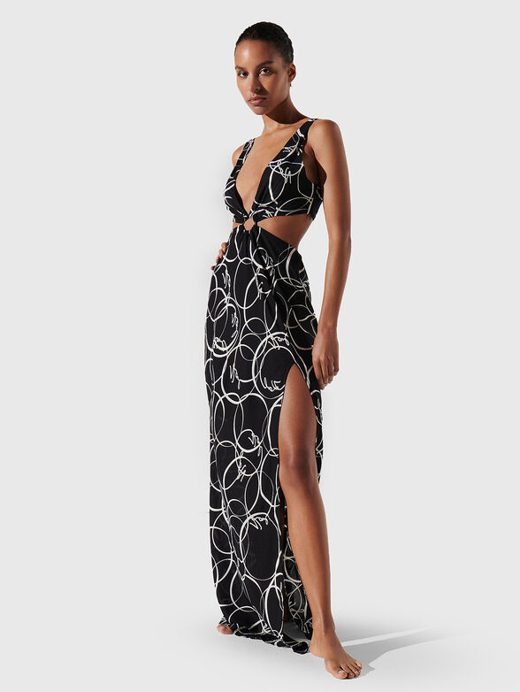 Beach dress with cut-out details - 1