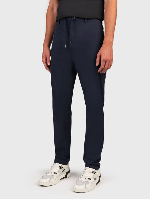 Beige slim chino pants