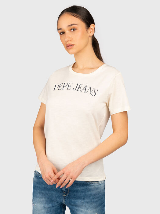 VIO T-shirt with oval neckline
