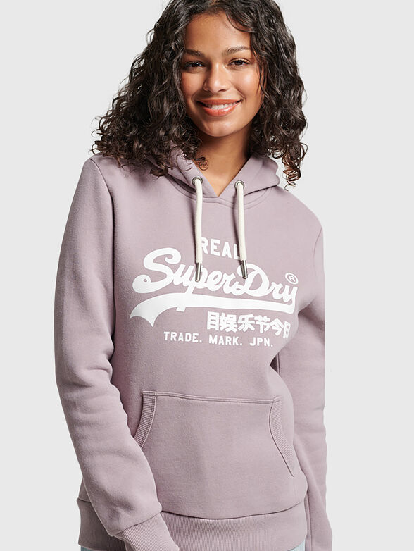 VINTAGE LOGO hooded sweatshirt - 1