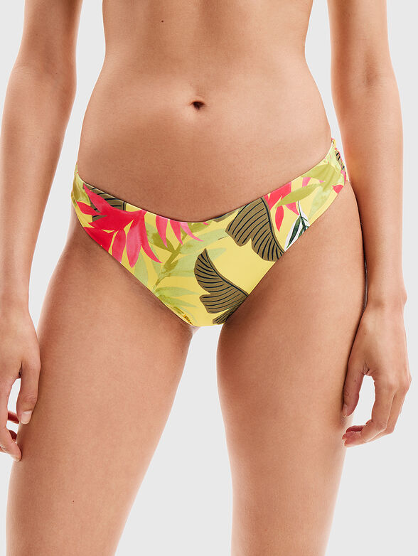 Bikini bottom with floral print - 3