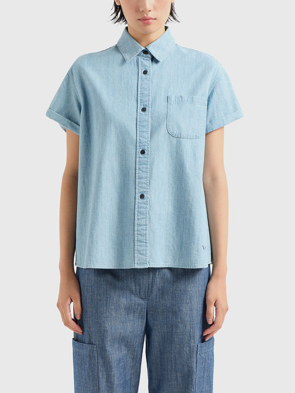 Short sleeve shirt with logo detail - 0