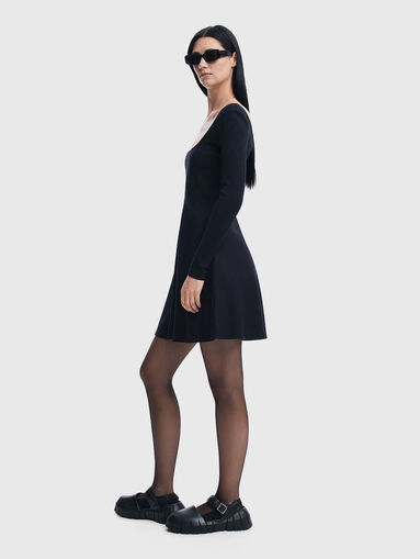 MICHIGAN black mini dress - 4