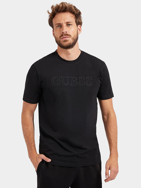 ALPHY black cotton T-shirt - 1