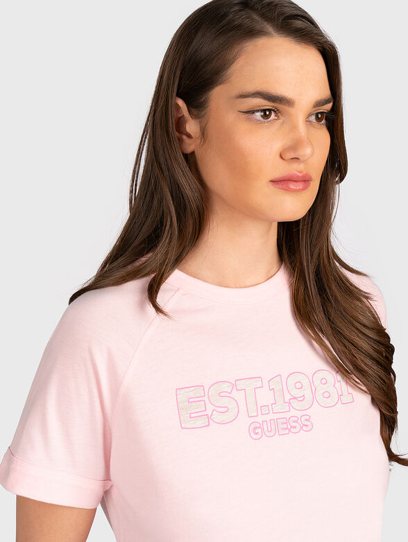 BURNOUT 1981 T-shirt in pale pink - 4