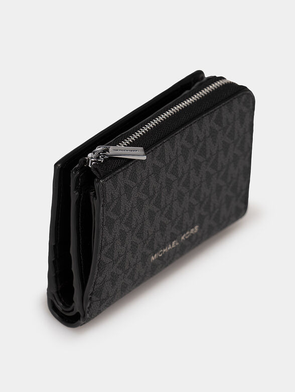 Wallet with monogram logo print - 4