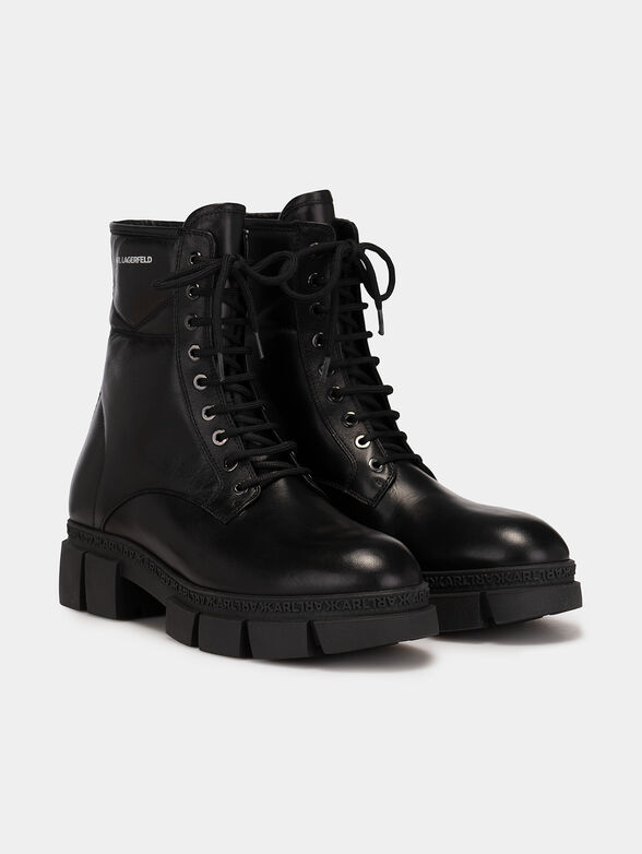 ARIA leather boots with laces - 2