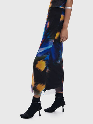 Printed midi skirt - 2