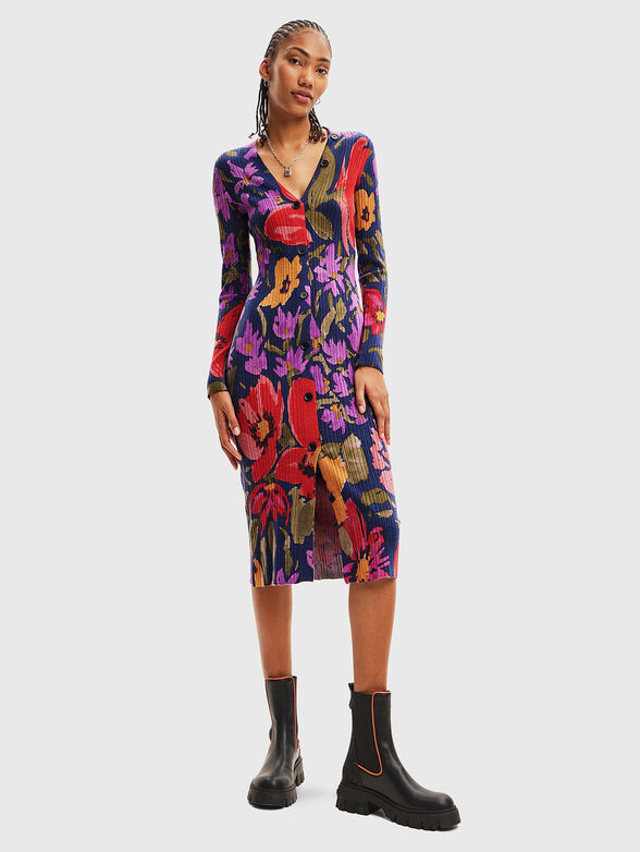 Dress with floral print - 1