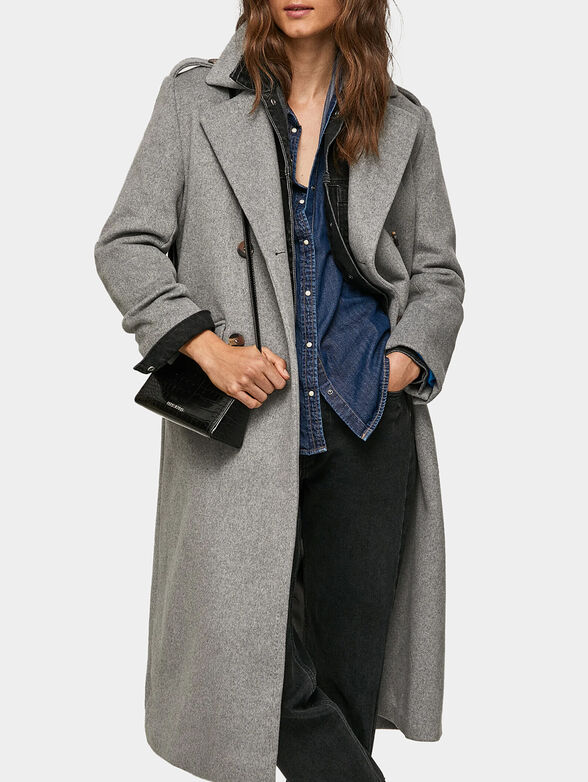 ALEXA double-breasted coat - 1