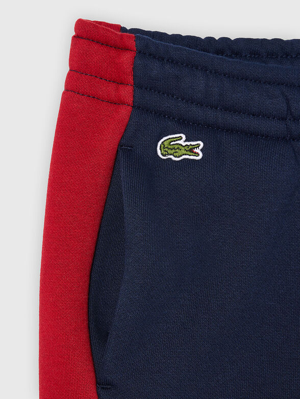 Sports trousers with logo accent  - 3