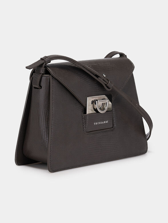 IVY black crossbody bag with metal detail - 4