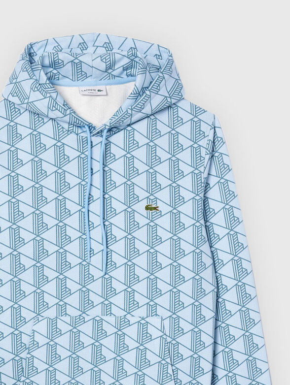 Sweatshirt with hood and print - 2