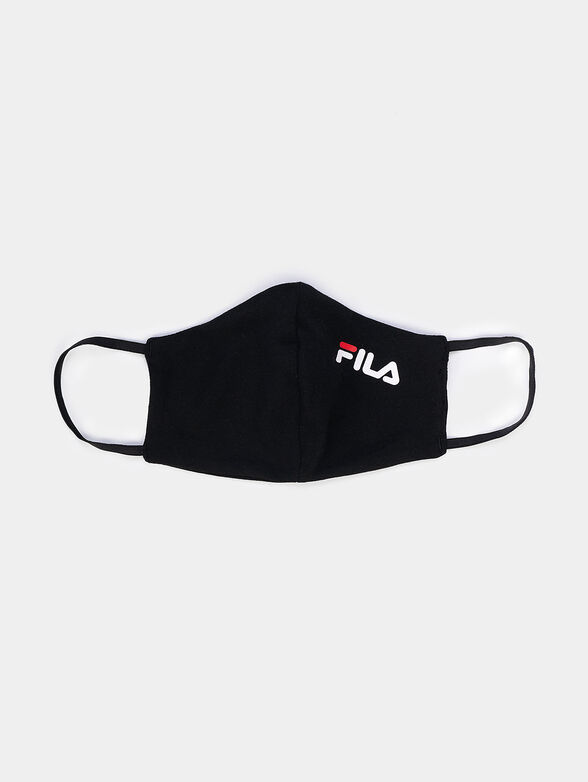 Unisex mask in black color with logo - 2