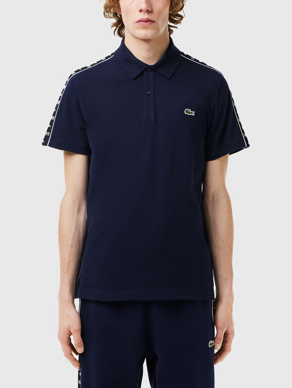 Polo shirt with contrasting stripe  - 1