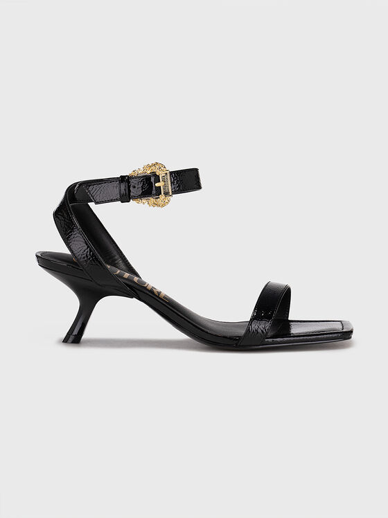 FIONA black heeled sandals - 1