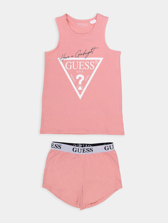 Pajamas 2-piece with logo print - 1