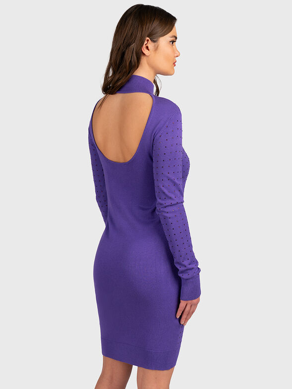 Dress with cut-out back accent - 1