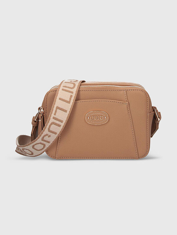 Crossbody bag with logo accents on shoulder strap - 1