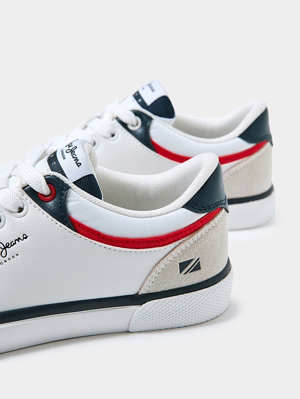 KENTON CLASS white sports shoes - 5
