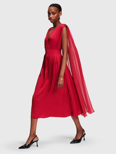 Dress with cape - 4