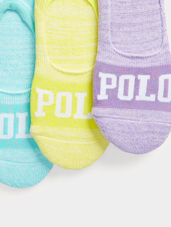 Set of three pairs of multicoloured socks - 2