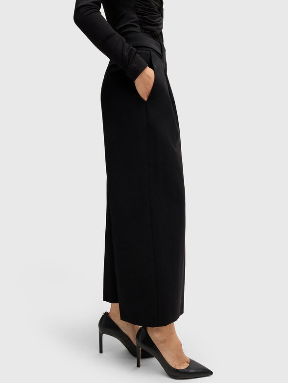 TAMANIA wool cropped trousers - 2