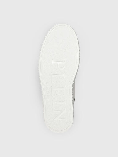 High leather sports shoes - 3