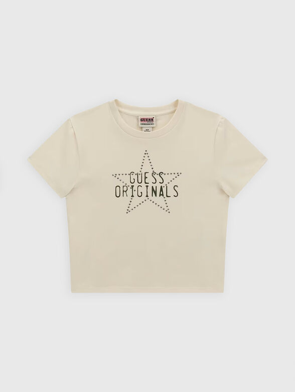 T-shirt with rhinestones - 1