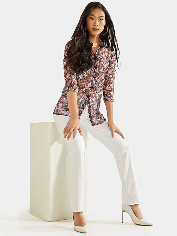 Floral printed shirt - 4