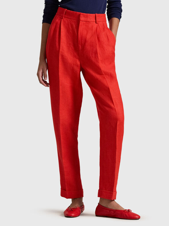 Linen trousers - 0