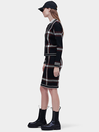 Check cardigan - 3