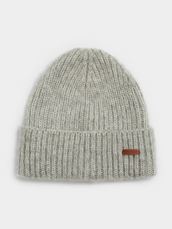 SARAH knitted black hat - 1