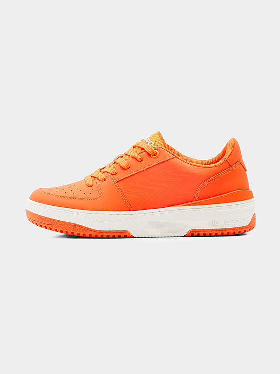 Πορτοκαλί αθλητικά παπούτσια  - 1