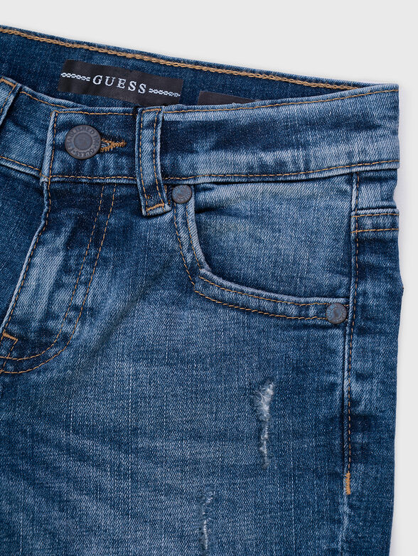 Blue slim jeans - 3