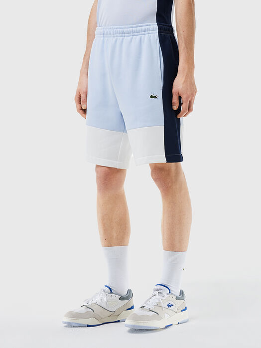 Cotton blend shorts