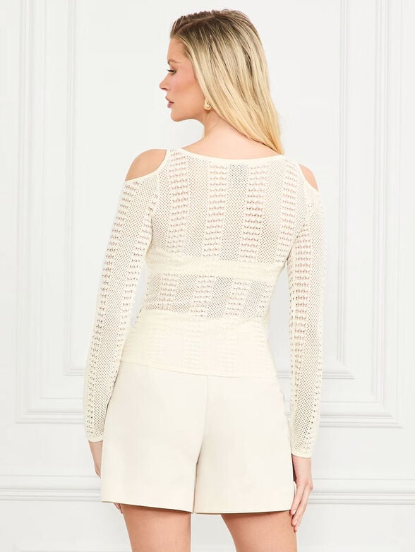 EMMA knitted blouse with cut-out details - 3