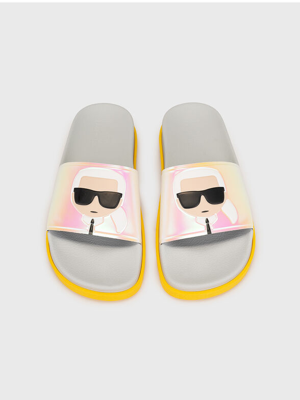 KONDO TRED beach slippers with hologram detail - 6