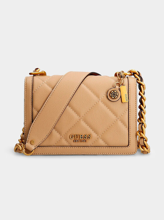 ABEY bag in beige color with gold chain - 1