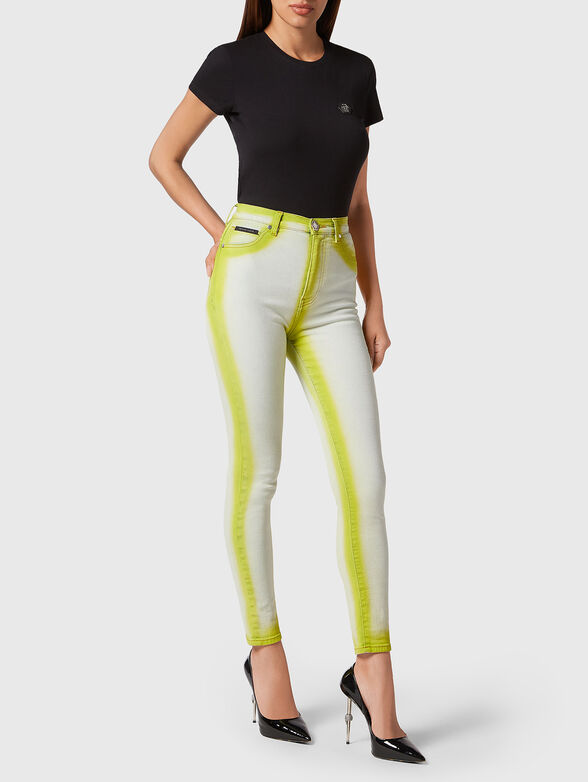 FLUO skinny jeans with electric accent - 4