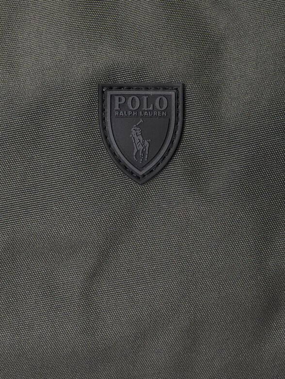 Grey sports bag with logo detail - 3