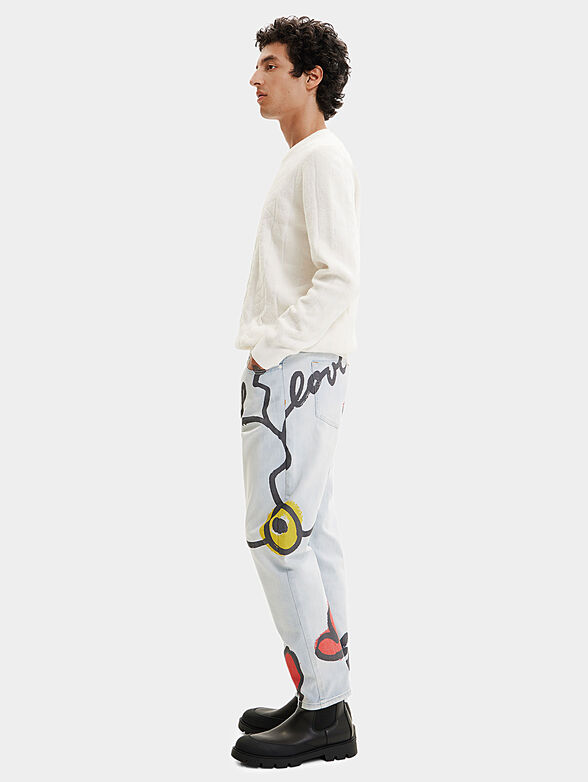 FARGO jeans with contrasting print - 4